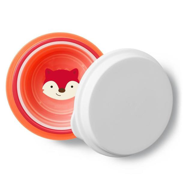 Skip Hop csúszásgátlós tányér mély 3db-os - Róka